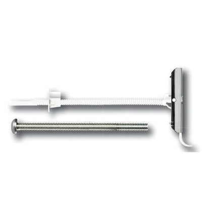Toggle Anchor, 1/4 in, 2-1/2 in L, Electrogalvanized