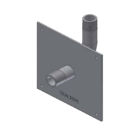 Gas 90 deg Stub Out, 3/4 in, MNPT, Iron