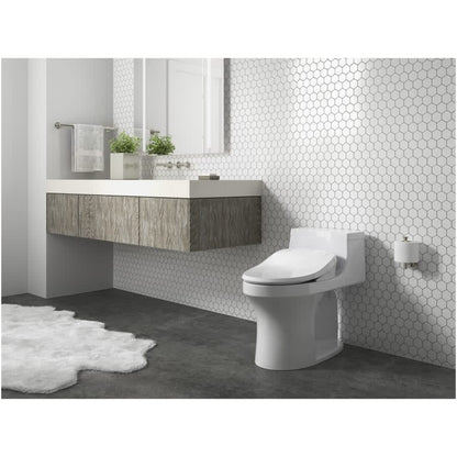 San Souci 1.28 GPF One Piece Toilet with Left Hand Lever - Requires Separate Purchase of K-26132-CSP OR K-27142-CR Bidet Seats