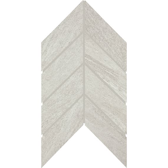 Montesano White Chevron 2X5 Matte