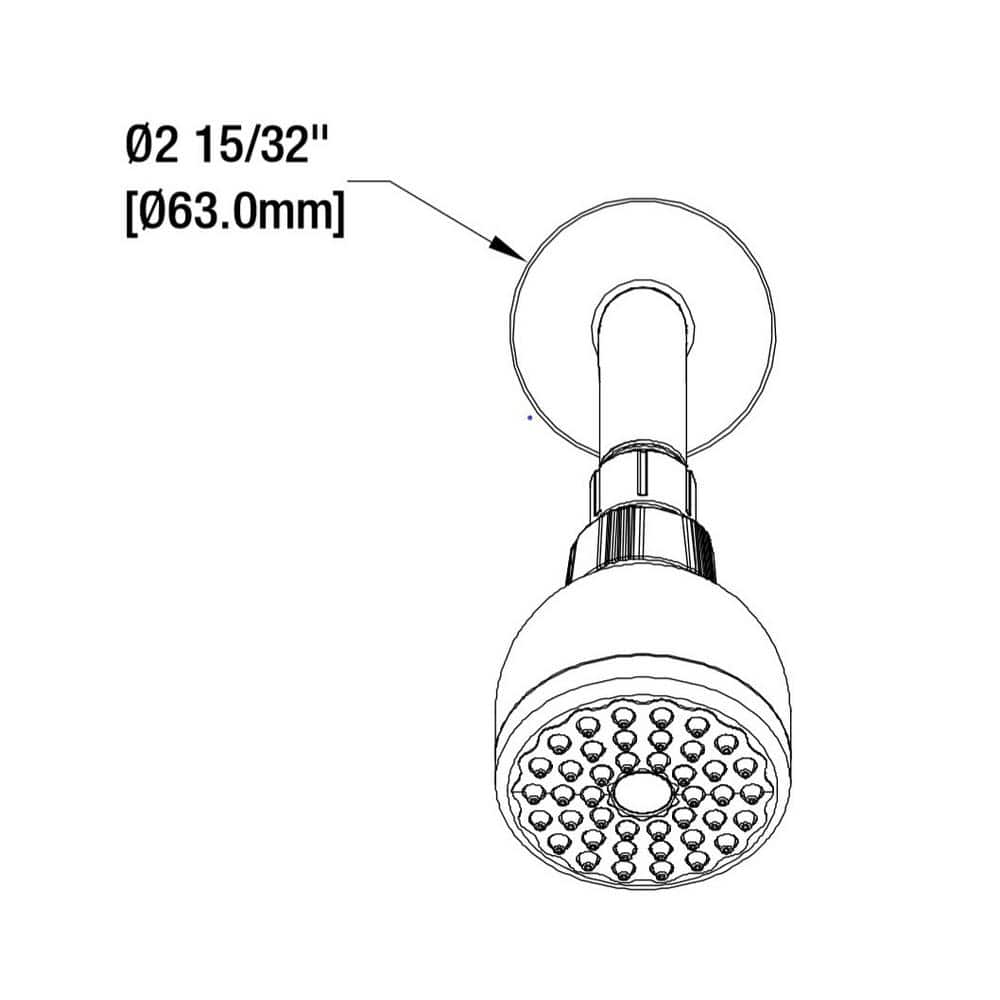 Glacier Bay Aragon Triple Handle 1-Spray Tub and Shower Faucet 1.8 GPM in Chrome (Valve Included)
