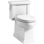 Tresham 1.28 GPF Elongated One-Piece Comfort Height Toilet with AquaPiston Technology - Seat Included