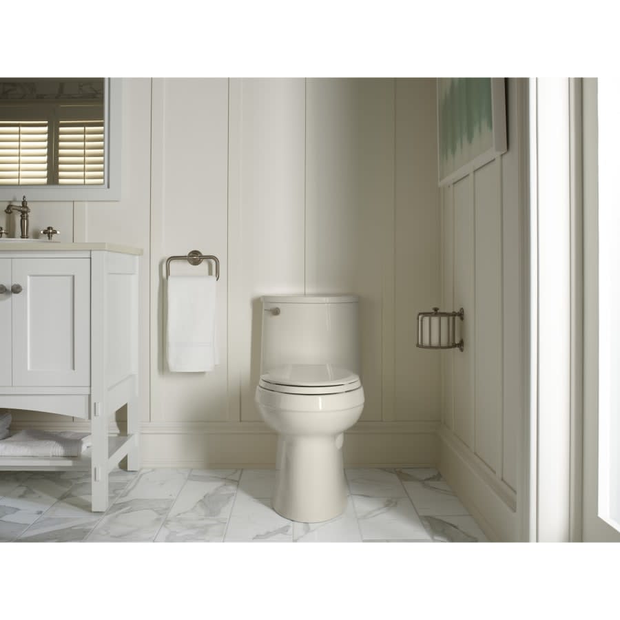 Adair 1.28 GPF One-Piece Elongated Comfort Height Toilet with AquaPiston Technology - Seat Included