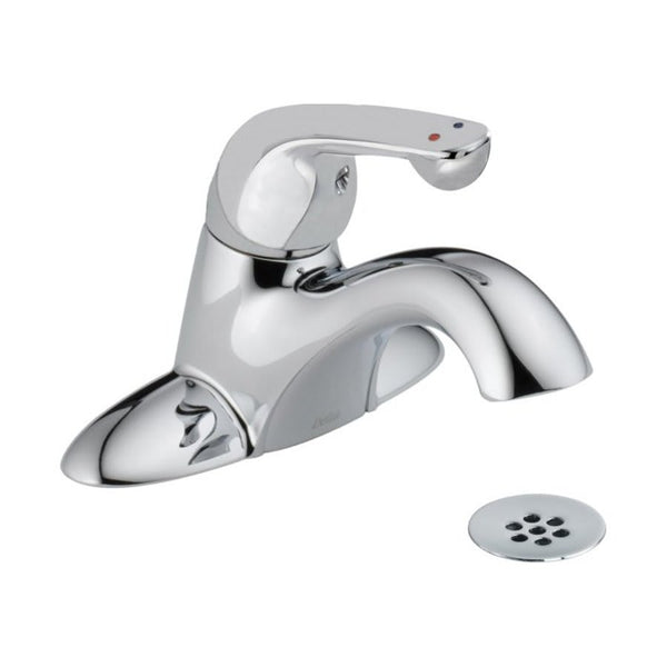 HDF® Centerset Lavatory Faucet, ADA, 1 Handle, 2-Hole, 0.35 gpm, Chrome