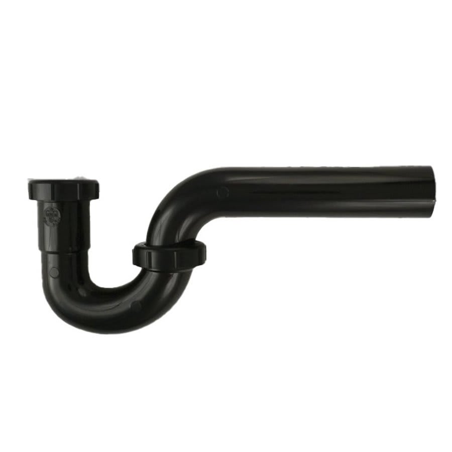 Tubular P-Trap, 1-1/2 in, Black