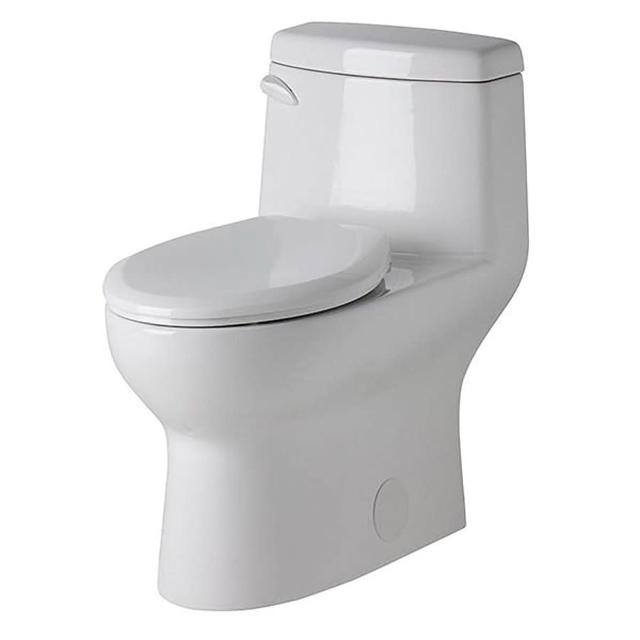 Avalanche® One Piece Toilet, Floor Mount, 12 in Rough, ADA, Elongated Bowl, Left Hand Lever, 1.28 gpf, White