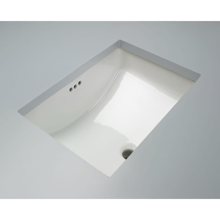 Norris 21" Rectangular Vitreous China Undermount Bathroom Sink with Overflow