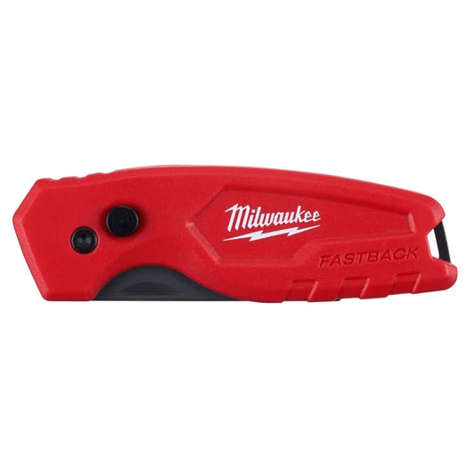FASTBACK™ Compact Folding Utility Knife, Steel Blade, 1 Blades Included, 6.15 in OAL