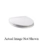 Toilet Seat, Elongated Bowl, Closed Front, With Cover, Plastic, Off-White