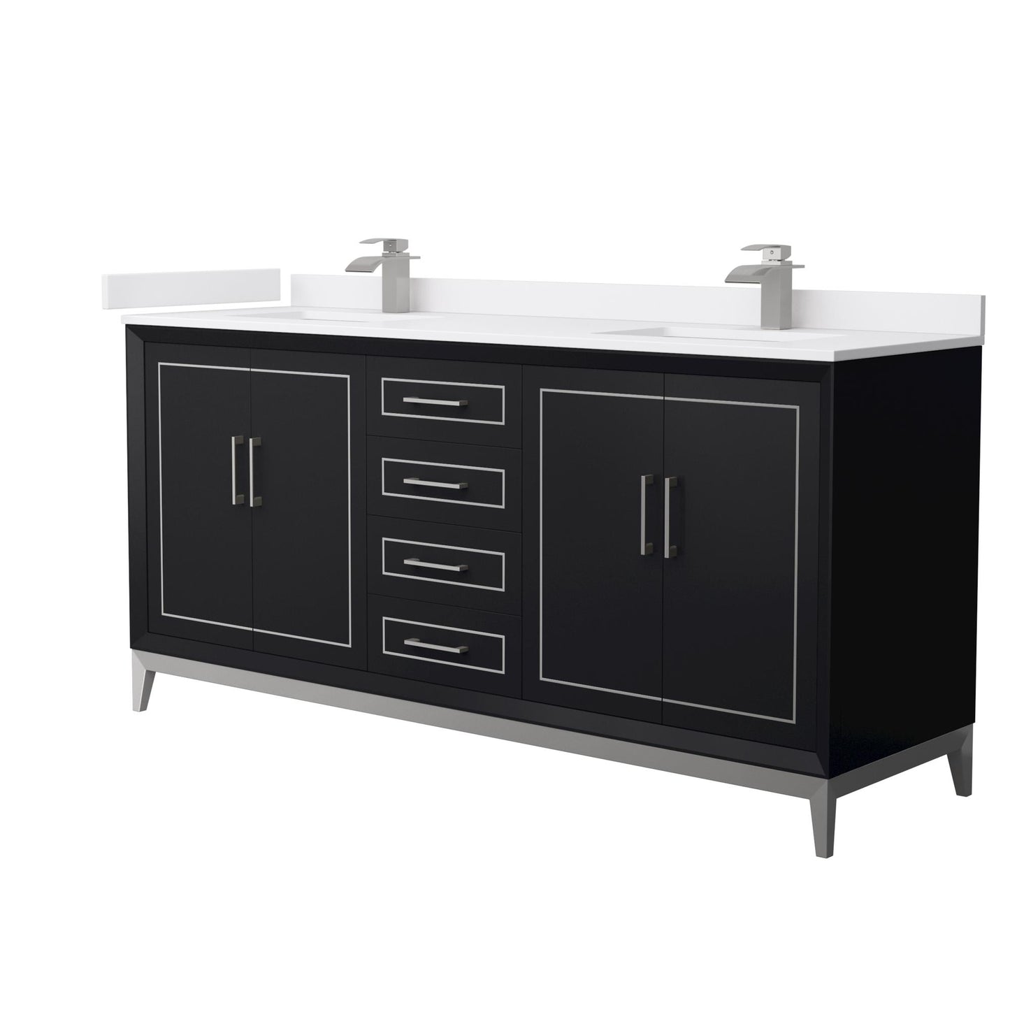 Marlena Double Bathroom Vanity - 72W x 35.25H x 22D