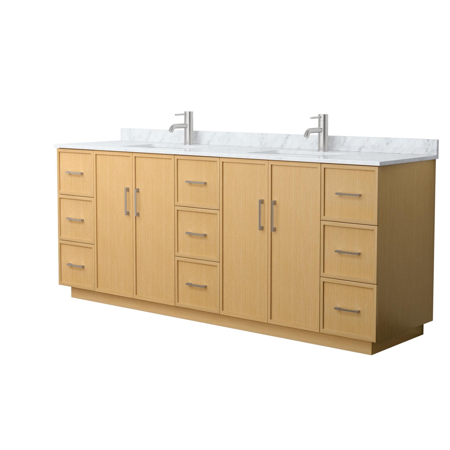 Elan Double Bathroom Vanity with Toe Kick - 84W x 35H x 22D