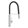 Pre-Rinse Spray Kitchen Faucet with Locking Push Button Control