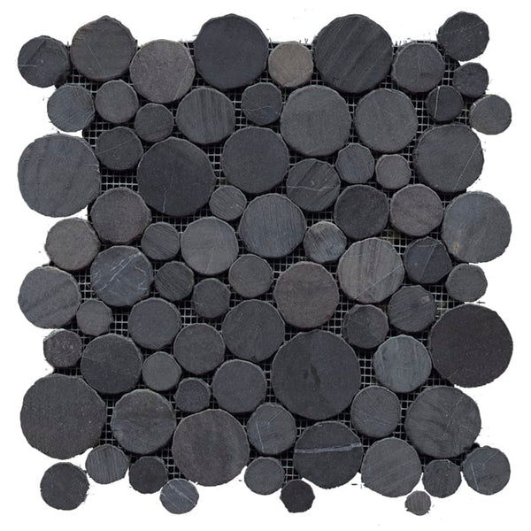 PARADISE ROUND STONE NEGRO (Make to order)