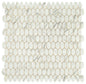 Statuette Venetian White Oval 1/2X1 Matte