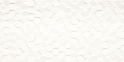 Multitude Origami White Rectangle 12X24 Textured