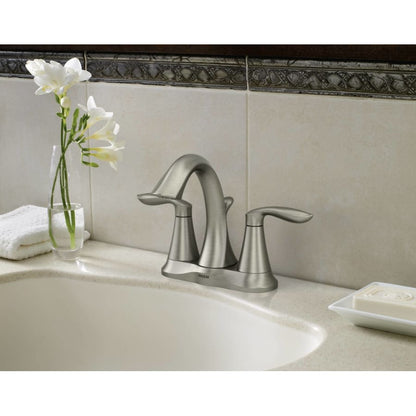 Eva 1.2 GPM Centerset Bathroom Faucet (Valve Included)
