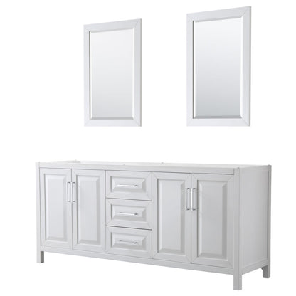 Daria Double Bathroom Vanity - 78.75W x 35H x 21.5D