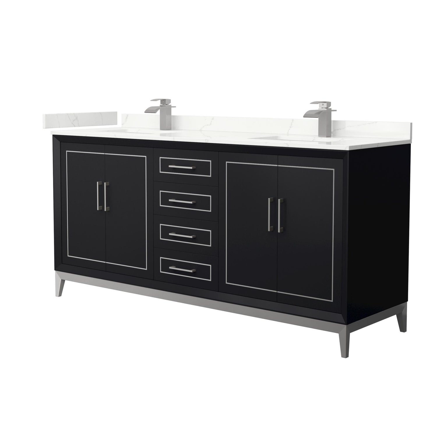 Marlena Double Bathroom Vanity - 72W x 35.25H x 22D