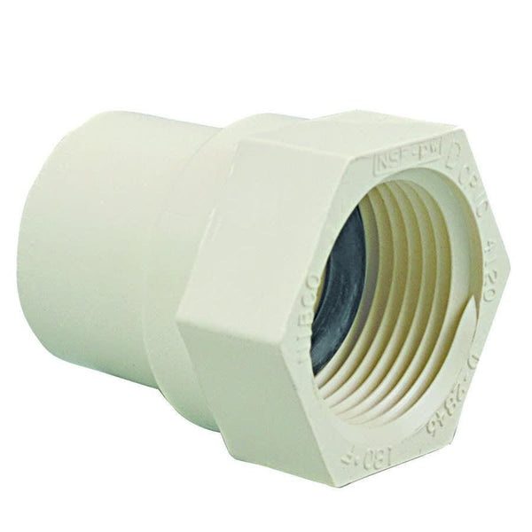 Female Adapter, 3/4 in, Socket x NPSC, SCH 40/STD, CPVC
