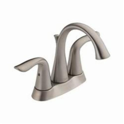 Lahara® Centerset Lavatory Faucet, ADA, 2 Handle, 3-Hole, 1.2 gpm, Stainless