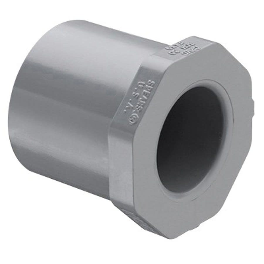 Bushing, 1-1/2 x 1-1/4 in, Spigot x Socket, SCH 80/XH, CPVC