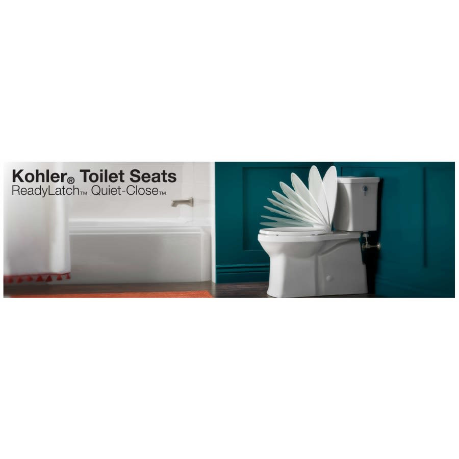 Rutledge Elongated Closed-Front Toilet Seat with Soft Close and Quick Release