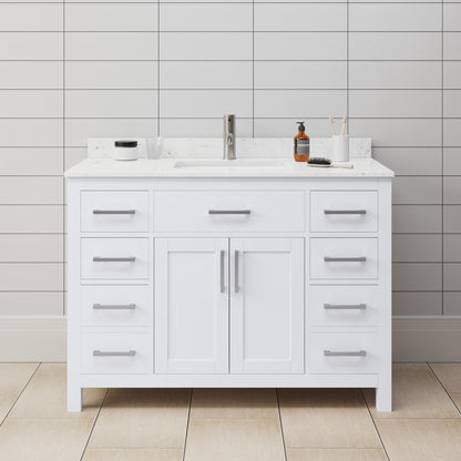 Beckett Single Bathroom Vanity - 48W x 35H x 22D