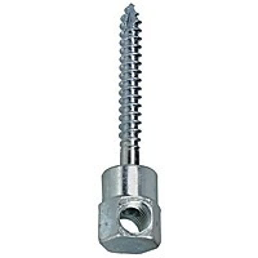 Threaded Rod Anchor, 3/8 in, 2-1/2 in L, Electrogalvanized