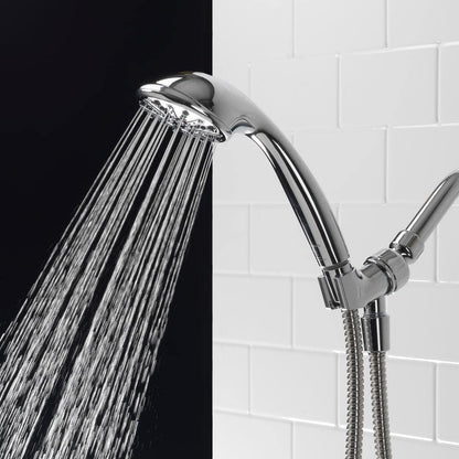 1-Spray Wall Mount Handheld Shower Head 1.8 GPM in Chrome