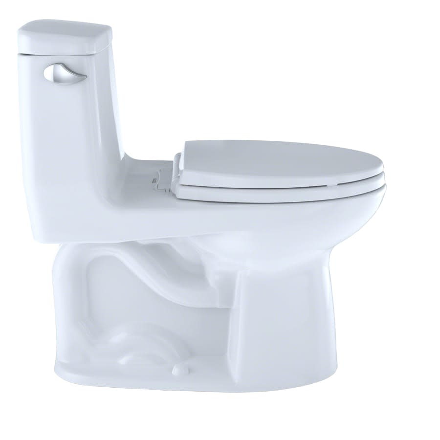 Eco UltraMax One Piece Elongated  1.28 GPF Toilet with E-Max Flush System - SoftClose Seat Included