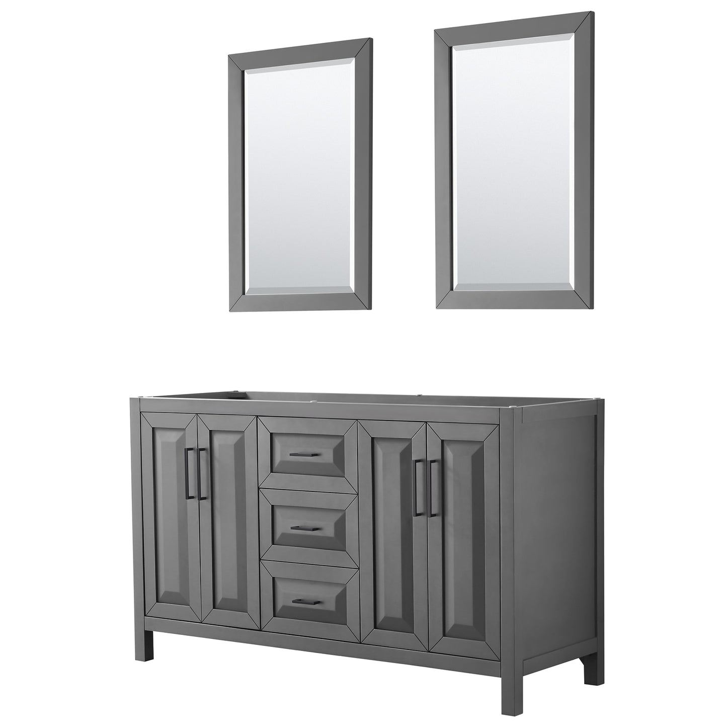 Daria Double Bathroom Vanity - 59W x 35H x 21.5D