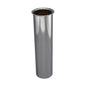 Tubular Tailpiece, 1-1/4 in, Tube x Flange, 22 ga, Chrome
