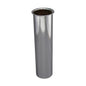 Tubular Tailpiece, 1-1/2 in, Tube x Flange, 20 ga, Chrome