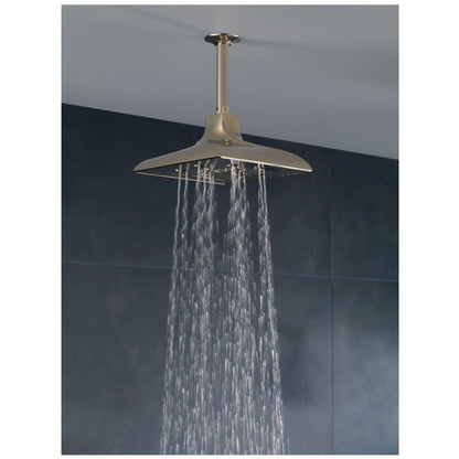 Essential 6" Ceiling Mounted Shower Arm and Square Flange