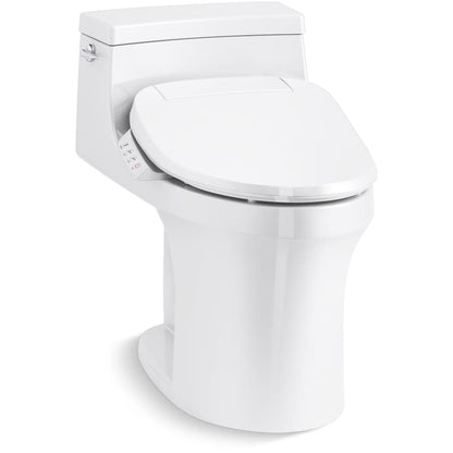 San Souci 1.28 GPF One Piece Toilet with Left Hand Lever - Requires Separate Purchase of K-26132-CSP OR K-27142-CR Bidet Seats