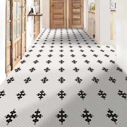 Color Story Mosaics Matte Black Hexagon 1.5X1.5 Matte