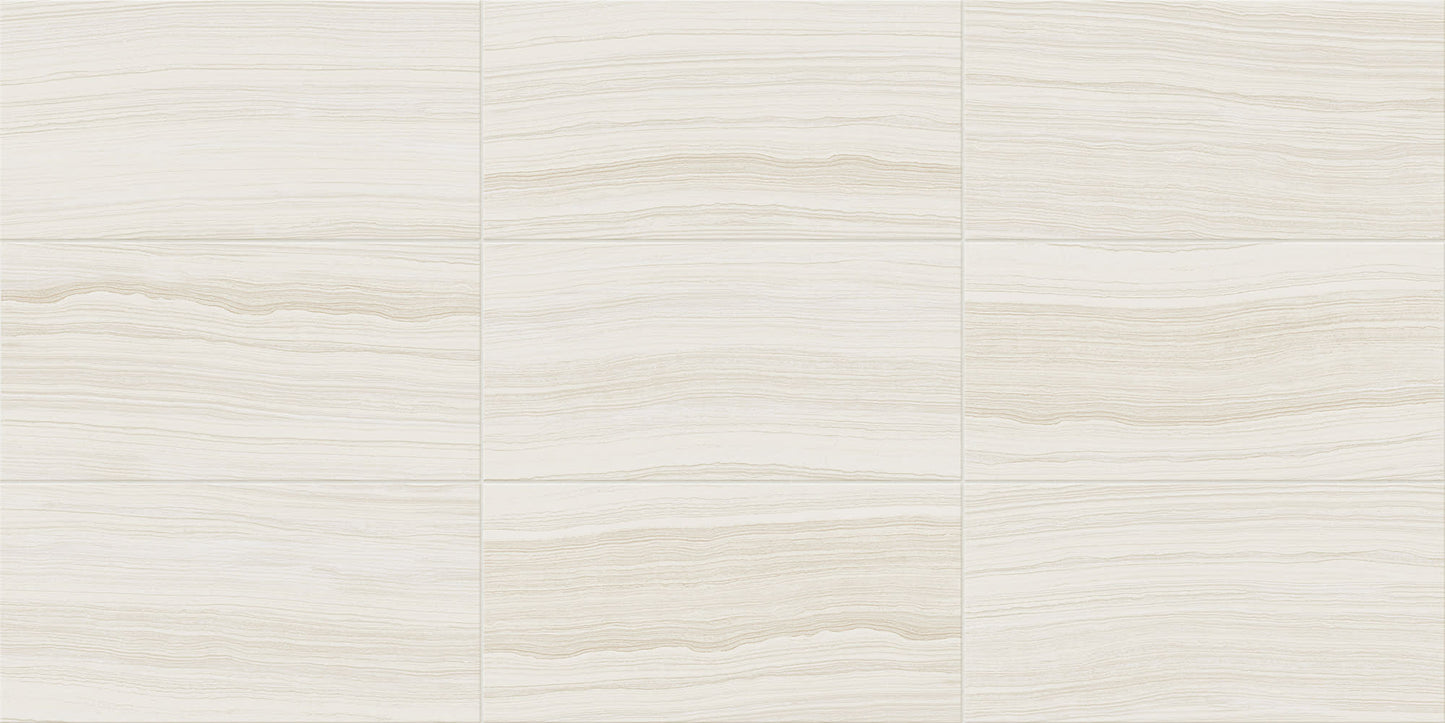 Linden Point Bianco Rectangle 12X24 Matte