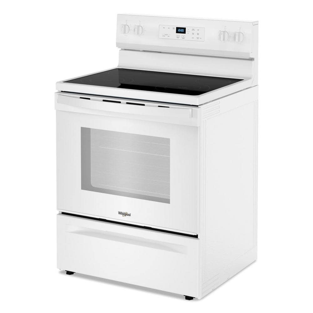 30 in. 4 Element Freestanding Electric Range in White