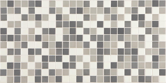 Unglazed Mosaics Snow Leopard Straight Joint 1X1 Matte