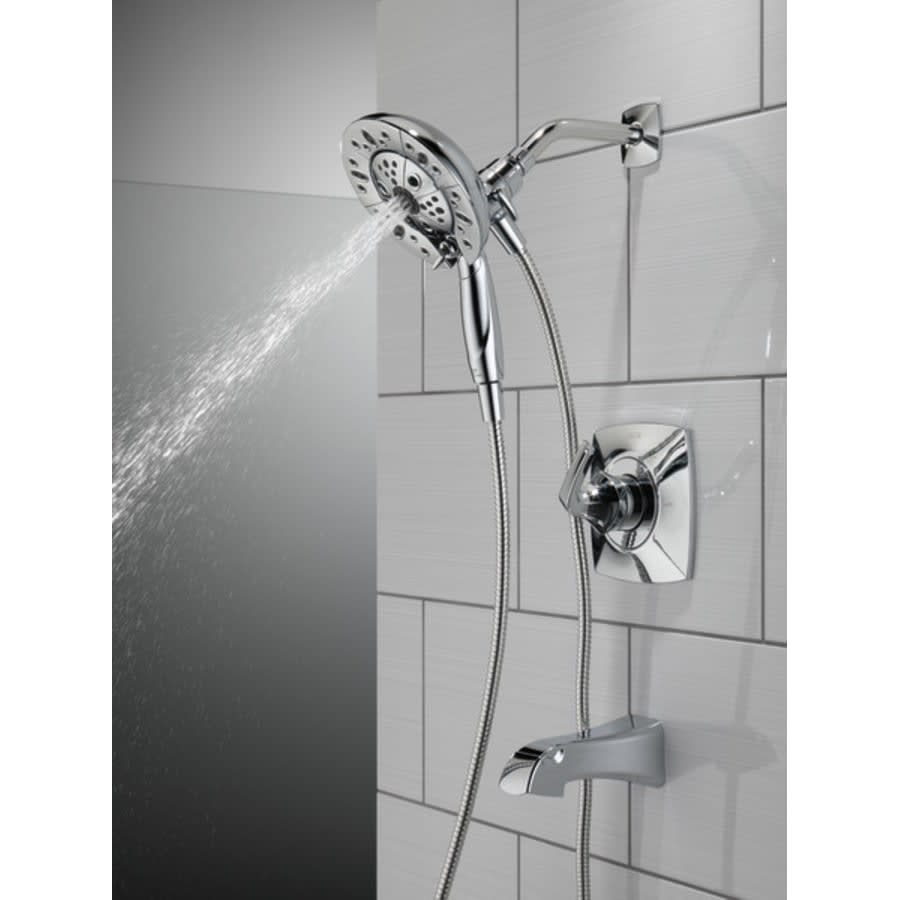 Vesna Monitor 14 Series Pressure Balanced Tub and Shower Set with In2ition and Included Rough-In Valve