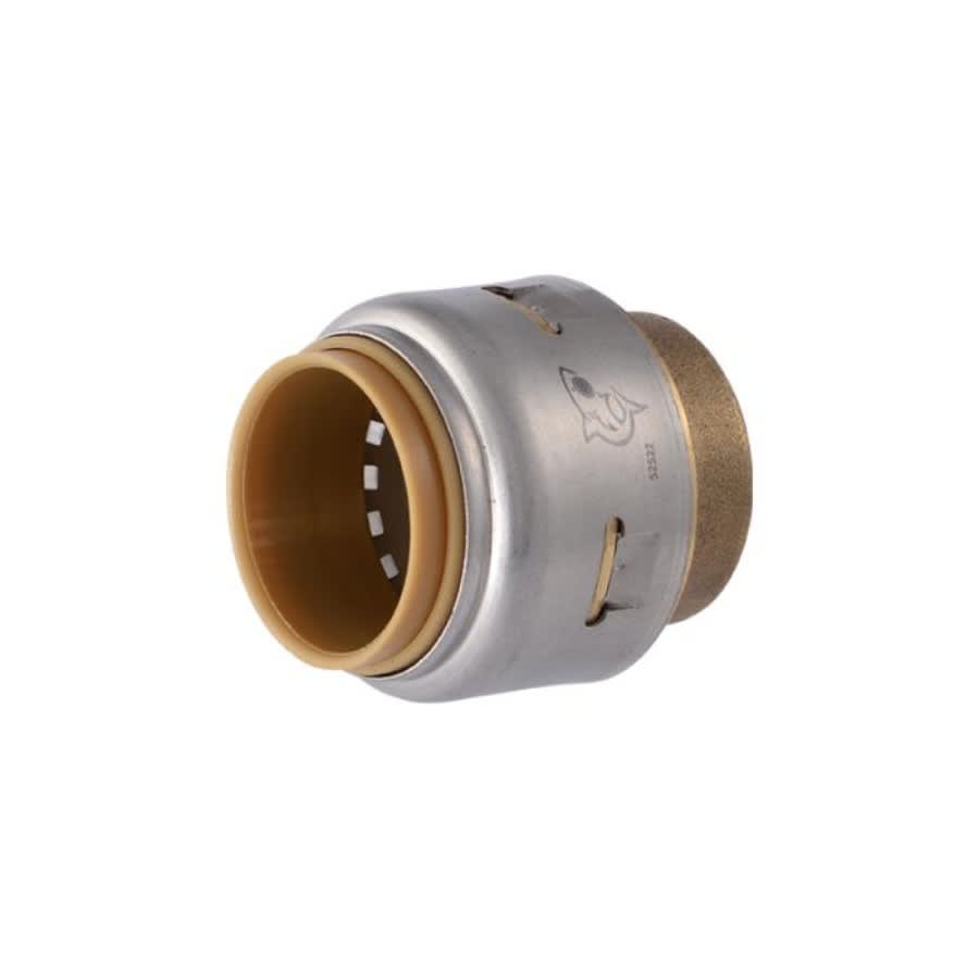 Max™ Cap, 3/4 in, Push, Brass