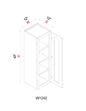 Wall Cabinet - 12"W x 42"H x 12"D