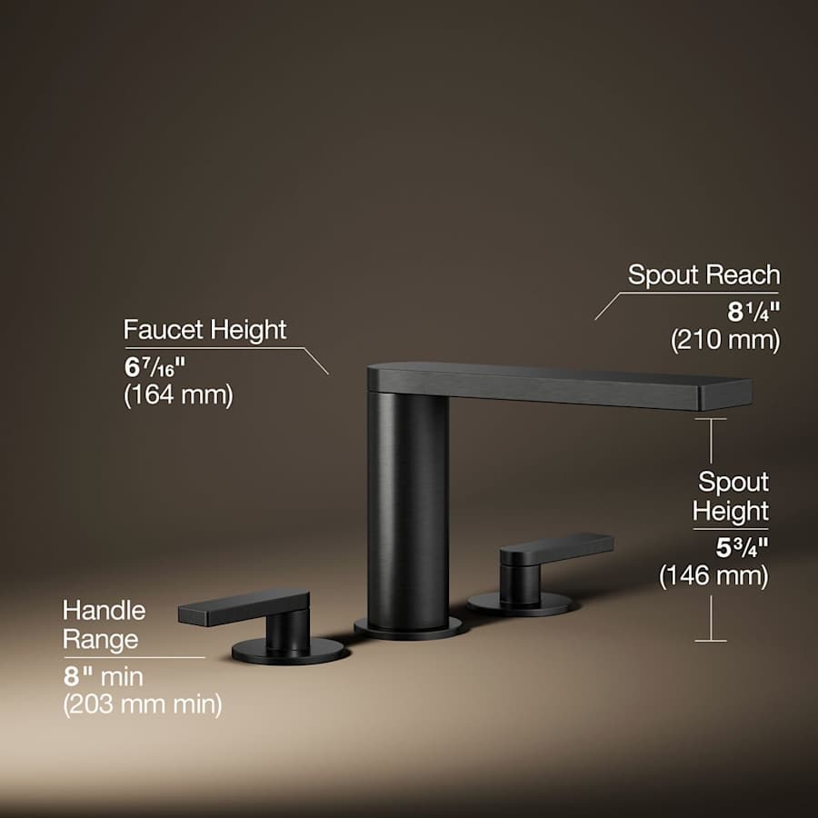 Composed Deck Mounted Roman Tub Filler