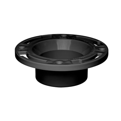 DWV Closet Flange, 3 in, Hub, ABS