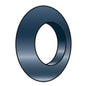 3/5 Rubber Wall Plate Black