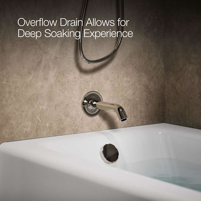 Bellwether Collection 60" Three Wall Alcove Bath Tub with Integral Apron and Left Hand Drain