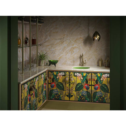 Porto Fino 18-1/2" Undermount Single Basin Cast Iron Bar Sink