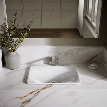 Carillon 21-1/8" Drop In Vitreous China Bathroom Sink