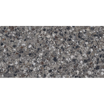 MILZETTI PEBBLE DARK BR 24X47
