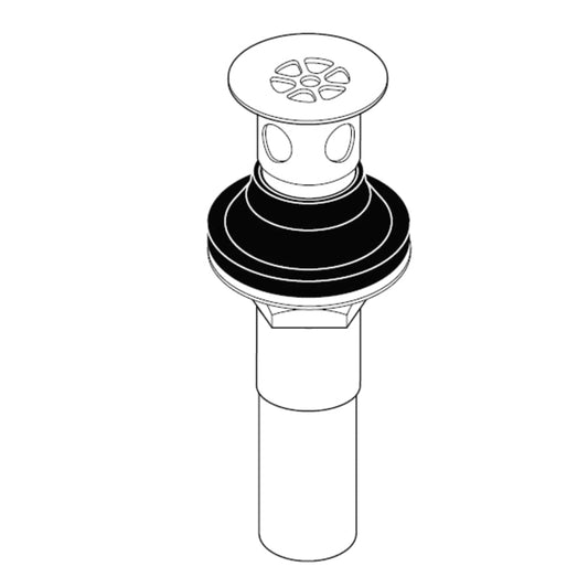 Grid Drain Assembly with Overflow